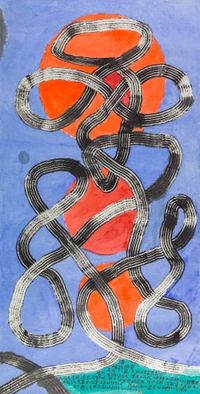 Long Plate Knot by Chu Ko contemporary artwork painting, works on paper, drawing