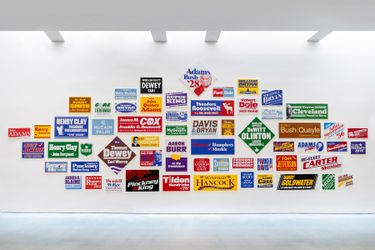 Exhibition view: Nina Katchadourian, Monument to the Unelected, Pace Gallery, New York (18 September–12 December 2020). © Nina Katchadourian. Courtesy Pace Gallery.