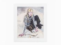 Anna with Kala by Jean-Philippe Delhomme contemporary artwork print