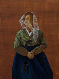 The veil by Helena Parada Kim contemporary artwork painting