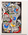 Kkachi Horangi (Magpie and Tiger) by Kour Pour contemporary artwork 1