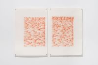 Tawq al-Hamamah (The ring of the dove) Pages 1&2 by Nicène Kossentini contemporary artwork works on paper