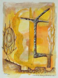 Erweiterte Rodung (Totalreservate) by Hartmut Neumann contemporary artwork painting, works on paper
