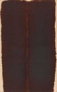 Burnt Umber '90 by Yun Hyong-keun contemporary artwork painting