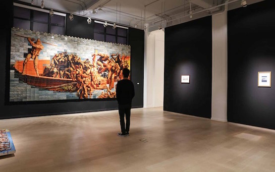 Exhibition view, Chow Chun Fai, I Have Nothing to Say, 2015. Image