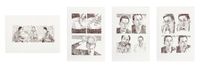 Election, “Eat the Spoon too”, Sketches by Chow Chun Fai contemporary artwork painting, works on paper, drawing
