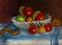 Corbeille de fruits by Charles Camoin contemporary artwork painting