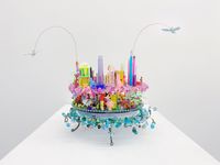 Urban Dove Fanciers by Angela Yuen contemporary artwork sculpture, installation, mixed media