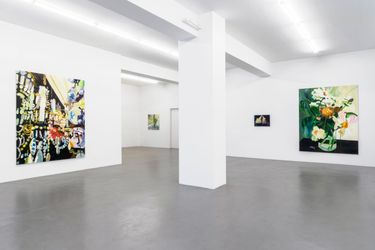 Exhibition view: Clare Woods, If Not Now Then When, Buchmann Galerie, Berlin (11 September–31 October 2020). Courtesy Buchmann Galerie.