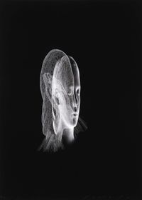Lumière invisible (Julia) by Jaume Plensa contemporary artwork print