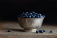A Bowl of Blueberries by Dana Zaltzman contemporary artwork painting
