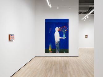 Exhibition view: Michael Hilsman, Man, Water, Flowers, Fire, Almine Rech, Shanghai (19 April–25 May 2024). © Michael Hilsman. Courtesy the Artist andAlmine Rech. Photo: Alessandro Wang.