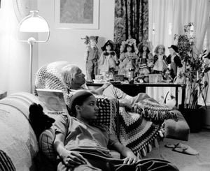 Grandma Ruby and Me in Her Livingroom by LaToya Ruby Frazier contemporary artwork photography