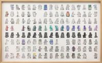 130 Heads by Luis Lorenzana contemporary artwork painting