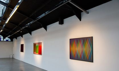 Exhibition view: Carlos Cruz-Diez, Inter Lineas, Galerie Valérie Bach (21 January–26 February 2022). Courtesy Galerie Valérie Bach. 