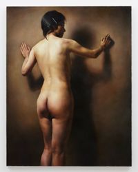 Nudo con matita by Naoto Kawahara contemporary artwork painting