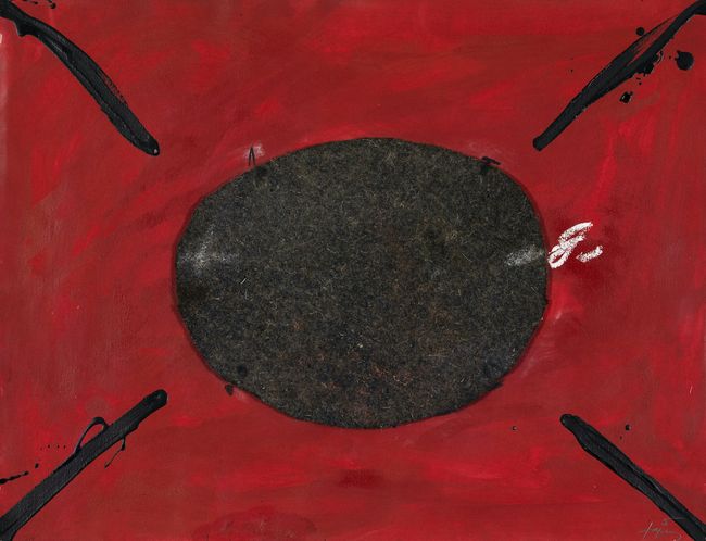 Serie "U no és ningú" No. 21 by Antoni Tàpies contemporary artwork