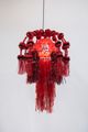 Mesmerizing Lantern – Four Guardians in Crimson Mesh by Haegue Yang contemporary artwork 2