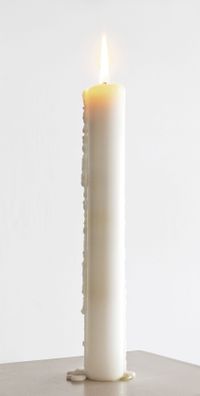 Candle (From Earth into a Black Hole) by Katie Paterson contemporary artwork sculpture, mixed media