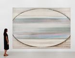 Silver stripes by Ed Clark contemporary artwork 1