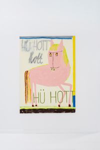 Hü Hott Hott by Gabrielle Graessle contemporary artwork painting, works on paper
