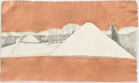 die See- und Landpyramide in Branitz by Sarah Schumann contemporary artwork painting, works on paper, drawing