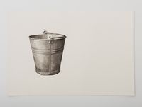 Still thinking 1 (Bucket II) by Frances Richardson contemporary artwork painting, works on paper, drawing