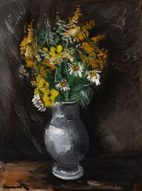 Bouquet de fleurs by Maurice De Vlaminck contemporary artwork painting