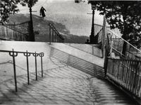 Stairs of Montmartre by André Kertész contemporary artwork photography