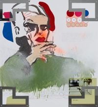 Kinski by Anne-Mie Van Kerckhoven contemporary artwork mixed media