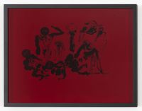 Panther parade by Walter Price contemporary artwork works on paper
