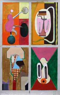 Quartet by Mark Braunias contemporary artwork painting, works on paper