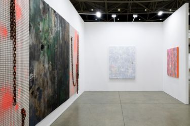 Installation view: from left to right, Keisuke Tada and baanai.