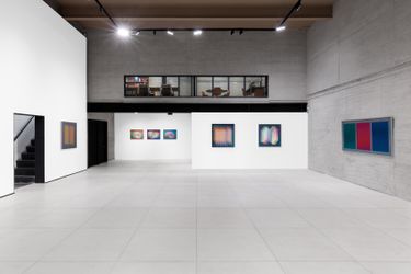 Exhibition view: Carlos Cruz-Diez, Colour and Line in Motion, Galeria RGR, Mexico City (12 May–9 June 2022). Courtesy Galeria RGR.