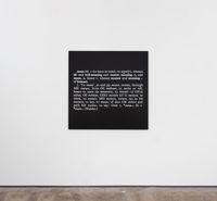 'Titled (Art as Idea as Idea)' [mean] (Ety.-E.P.) by Joseph Kosuth contemporary artwork photography