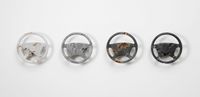 Eroded Mercedes Benz Steering Wheels by Daniel Arsham contemporary artwork mixed media