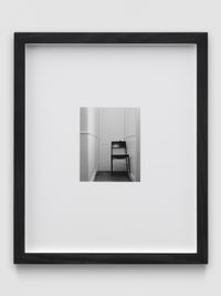 Chair (Noir) by Martin Boyce contemporary artwork photography