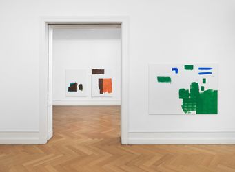 Exhibition view: Michael Krebber, Systematic Relevance, Galerie Buchholz, Berlin (12 June–16 August 2014). Courtesy Galerie Buchholz.