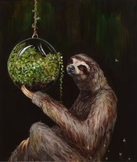 Thought Bubble by Joanna Braithwaite contemporary artwork painting