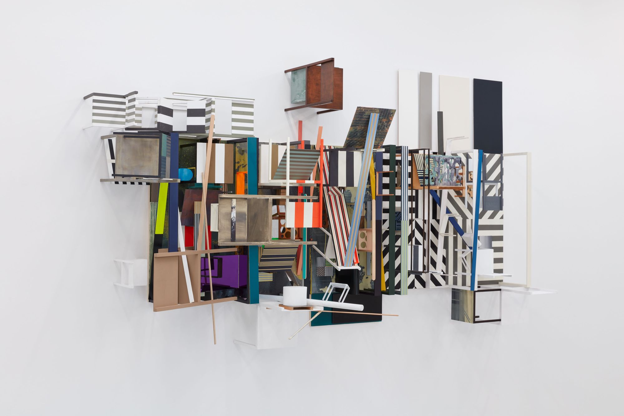 Nahum Tevet, 'Chairs and Stripes' at Kristof De Clercq gallery, Ghent ...