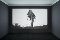 A humble cottage (From Palm-of-the-hand moving-image) by Thao Nguyen Phan contemporary artwork installation, moving image