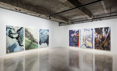 Installation view of Hugh Scott-Douglas’s solo exhibition ‘Hard Rain’ at Gallery Baton, 2019 Courtesy of the Artist and Gallery Baton. Photo by Jeon Byung Cheol.