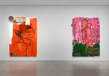 Exhibition view: Paul McCarthy, A&E Sessions – Drawing and Painting, Hauser & Wirth, 22nd Street, New York (23 February–10 April 2021).© Paul McCarthy. Courtesy the artist and Hauser & Wirth. Photo: Thomas Barratt.