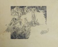 Garden of carnal delights by Moses Tan contemporary artwork works on paper, drawing