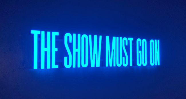 The Show Must Go On by Superflex contemporary artwork