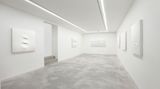 Contemporary art exhibition, Turi Simeti, White Paintings at Dep Art Gallery, Milan, Italy