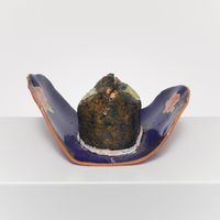 Sombrero Ceramic Blue by Ken Taylor contemporary artwork sculpture