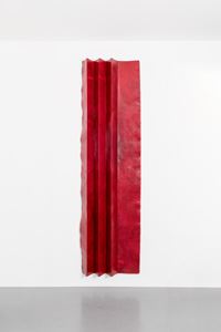Deep Red by Lucinda Burgess contemporary artwork painting, sculpture