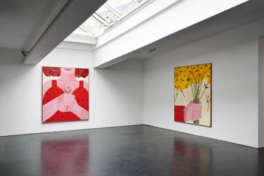 Exhibition view: Galina Munroe, Bruised dawn, JARILAGER Gallery, Cologne (22 April–28 May 2023). Courtesy JARILAGER Gallery.