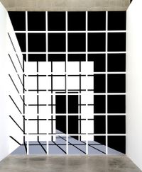 White Cube by Neil Dawson contemporary artwork sculpture